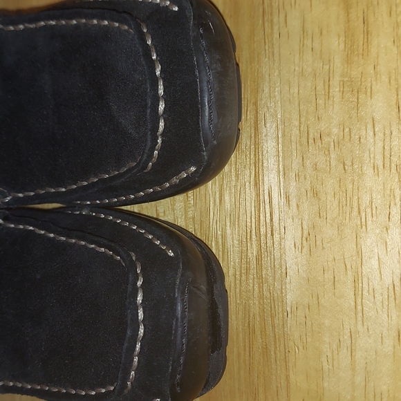 Timberland Black Suede Leather Lace up Chukka Shoes Size 6.5M - Picture 3 of 9